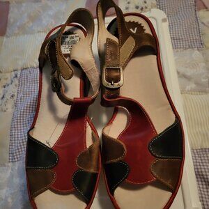 Fly London  Wedge Strap Sandals (nwt)
